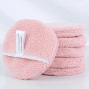 SNACC BEAUTY Cleaning pads pink / 10x10cm / CHINA|6pcs Microfiber Reusable Makeup Remover Pads & Cleansing Gloves - 6-Piece Set