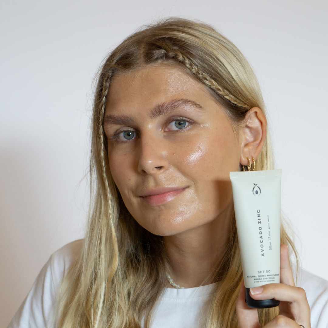 SPF 50 Tinted Moisturiser – Natural Mineral Sunscreen (Medium-Dark, 100ml)