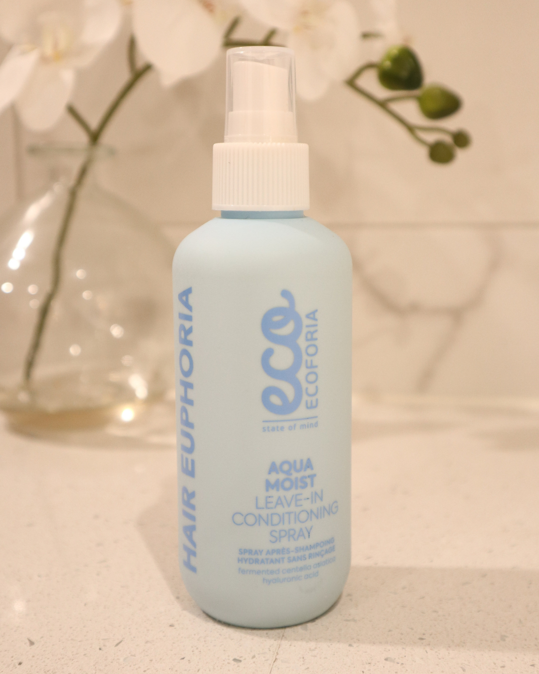 Ecoforia Aqua Moist Leave-In Conditioning Spray – Lightweight Moisture & Heat Protection (200ml)