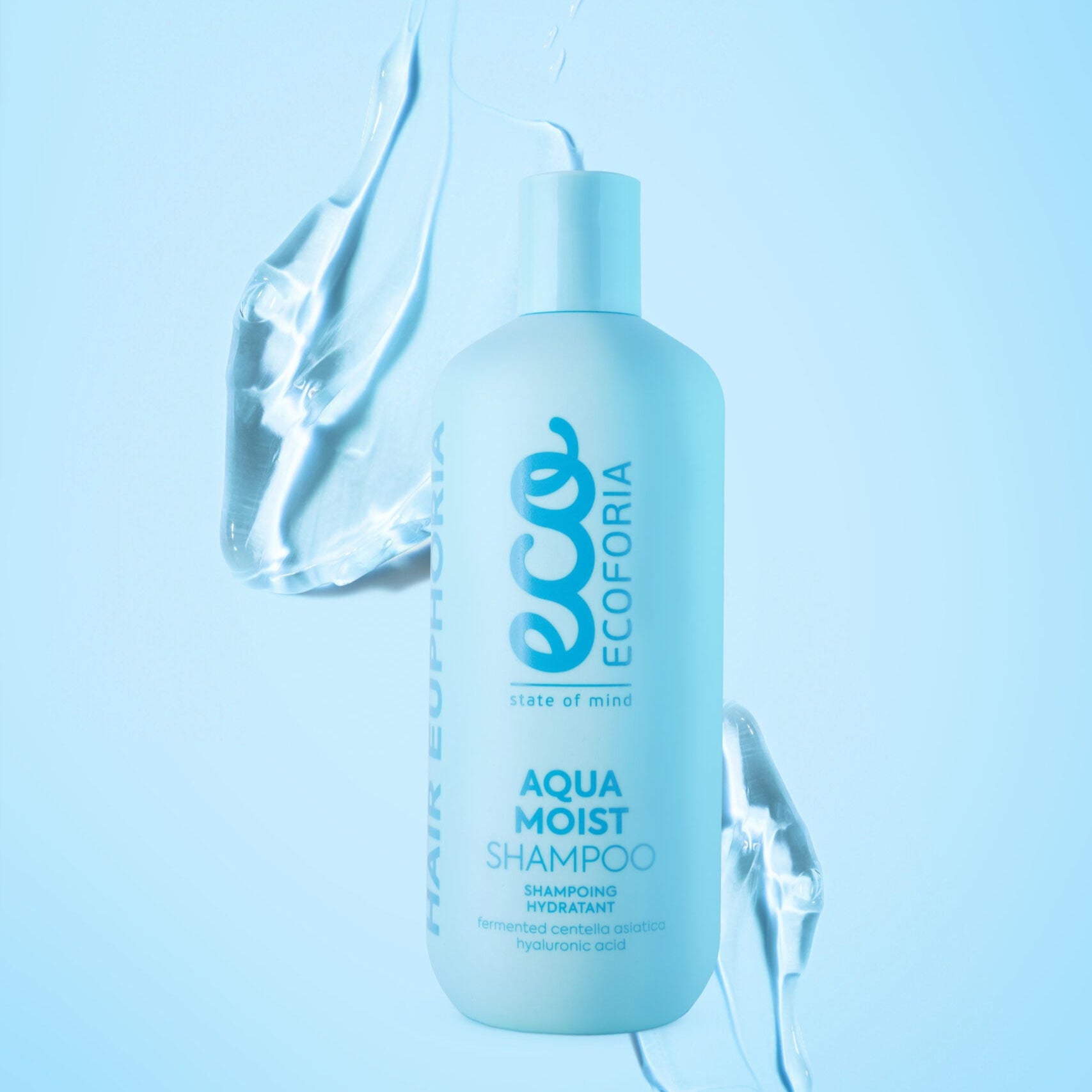 Ecoforia Aqua Moist Shampoo – Hydrating Cleanse with Centella & Hyaluronic Acid (400ml)