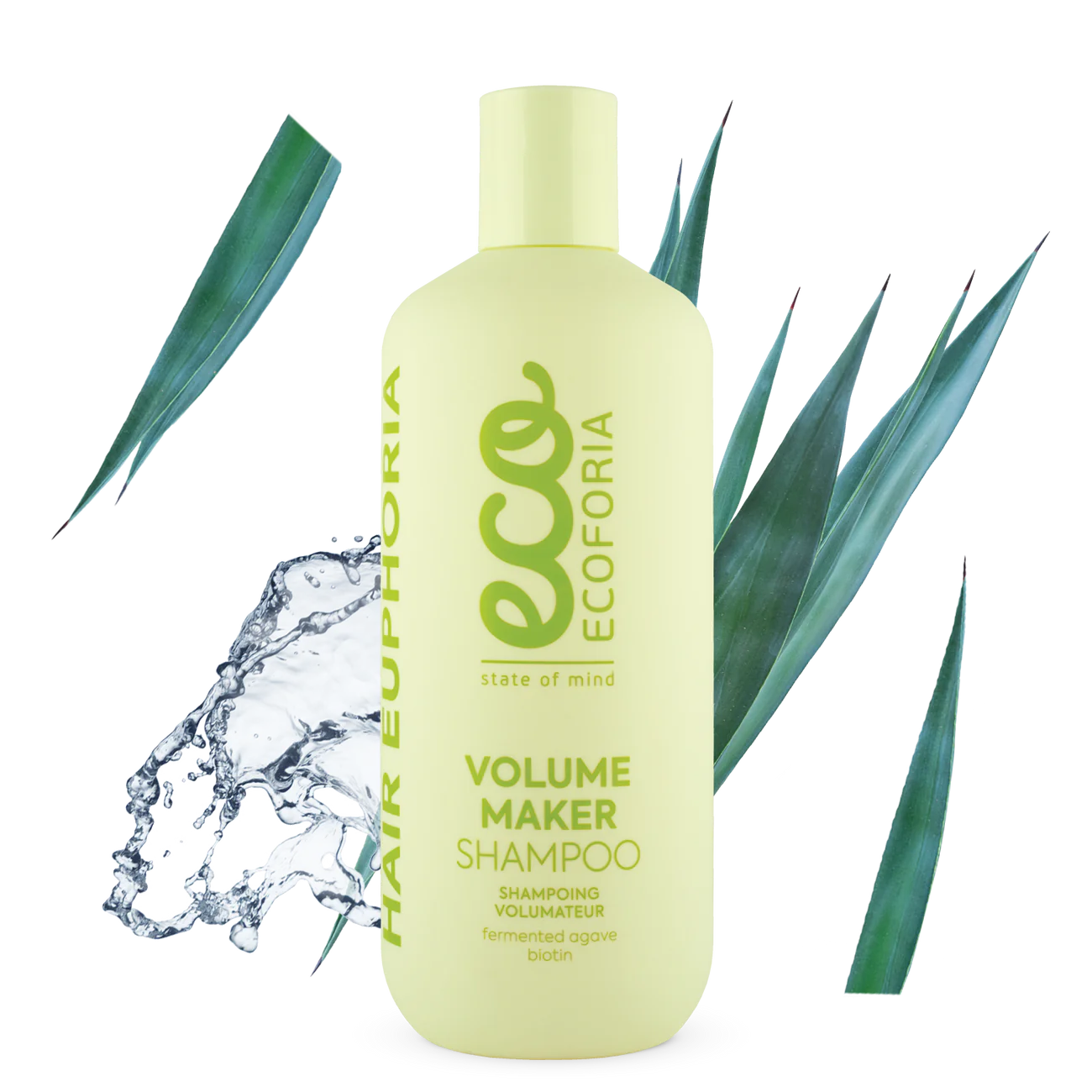 Ecoforia Volume Maker Shampoo – Purifying & Volumising Cleanser for Fine Hair (400ml)