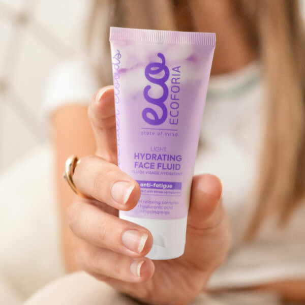 Ecoforia Hydrating Face Fluid – Lightweight Daily Moisturiser (50ml)