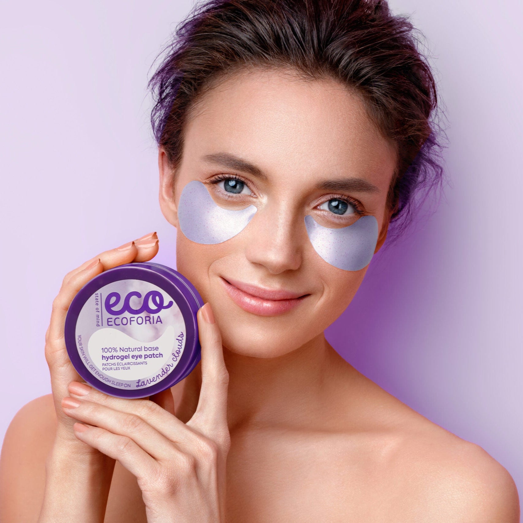 Ecoforia 8 Hours Sleep Brightening Eye Patches – 60 Vegan Under-Eye Masks to Reduce Dark Circles & Puffiness