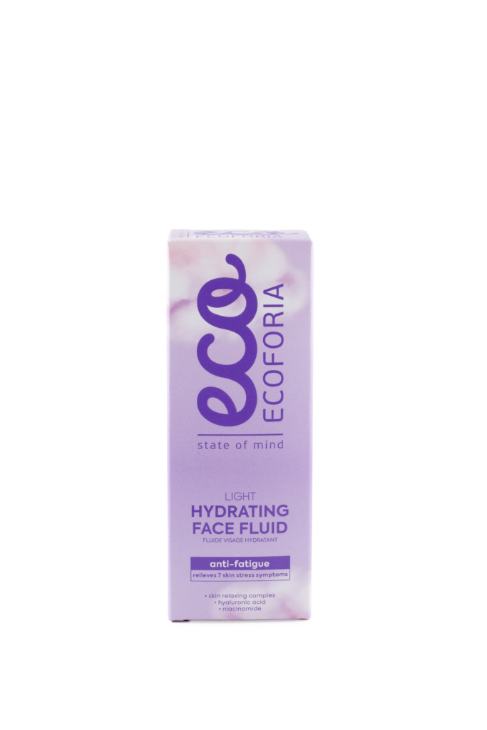Ecoforia Hydrating Face Fluid – Lightweight Daily Moisturiser (50ml)