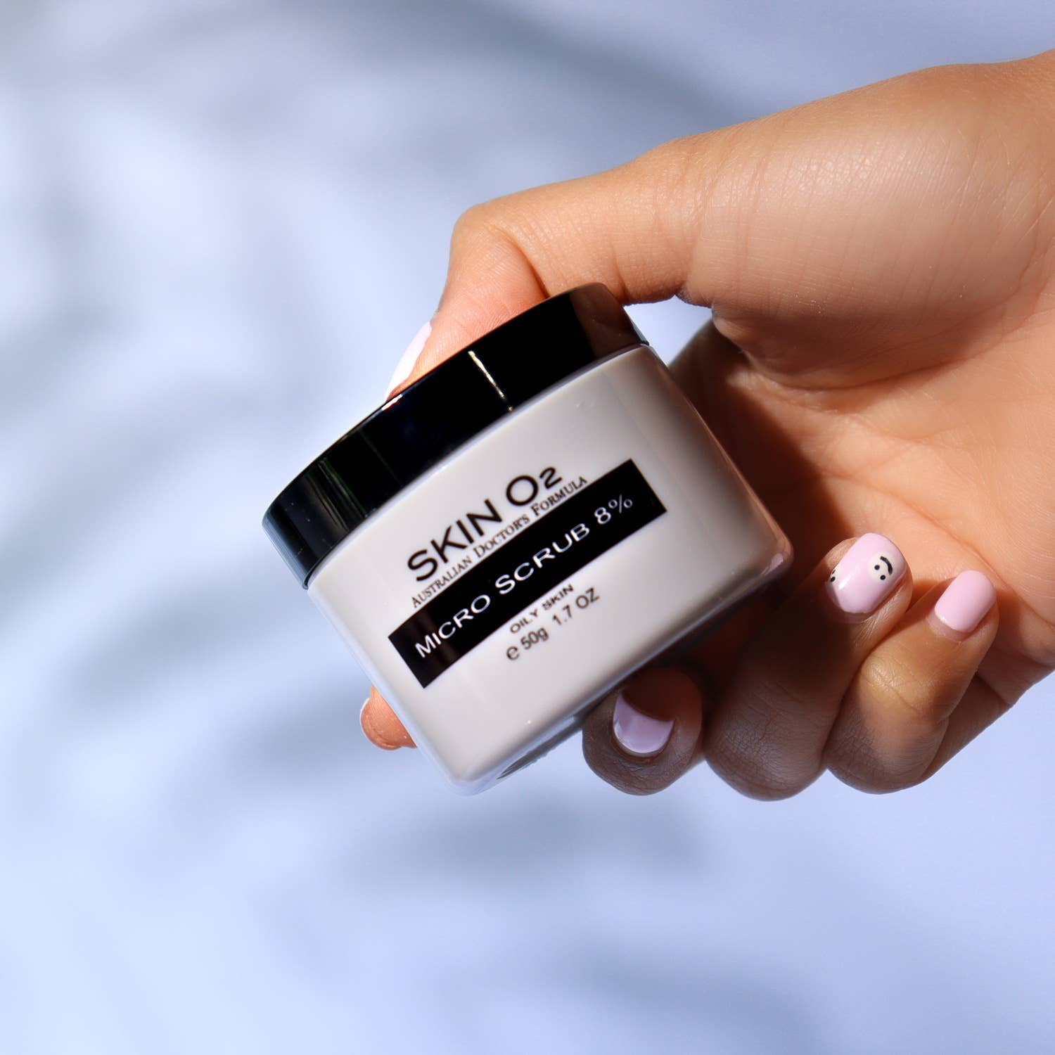 Skin O2 Micro Scrub Exfoliator 8% – Dual Action Deep Cleanser & Resurfacer (50g)