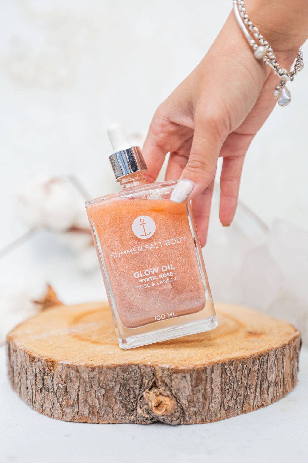 Summer Salt Body Glow Oil - Mystic Rose - 100ml
