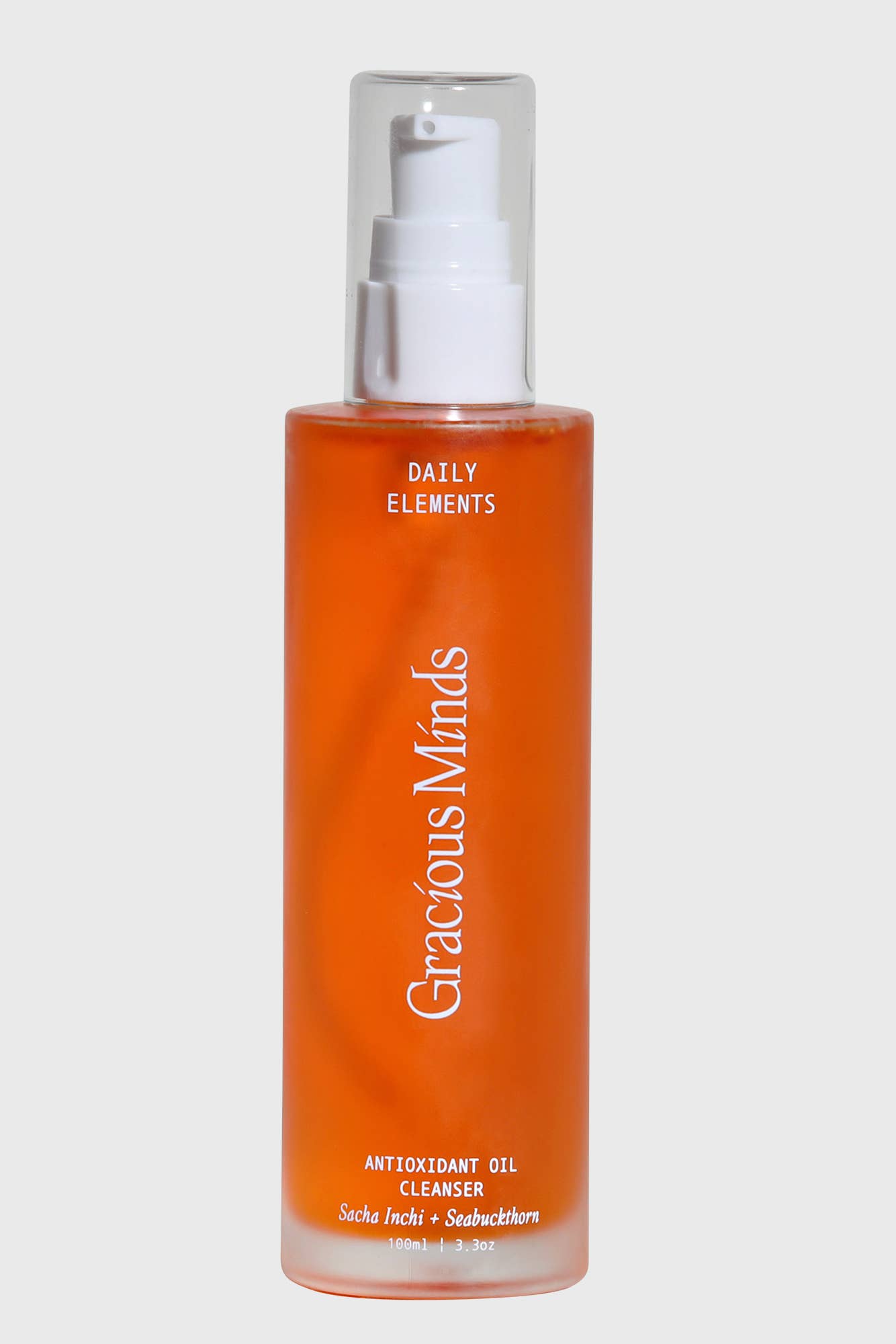 Gracious Minds Antioxidant oil cleanser orange bottle