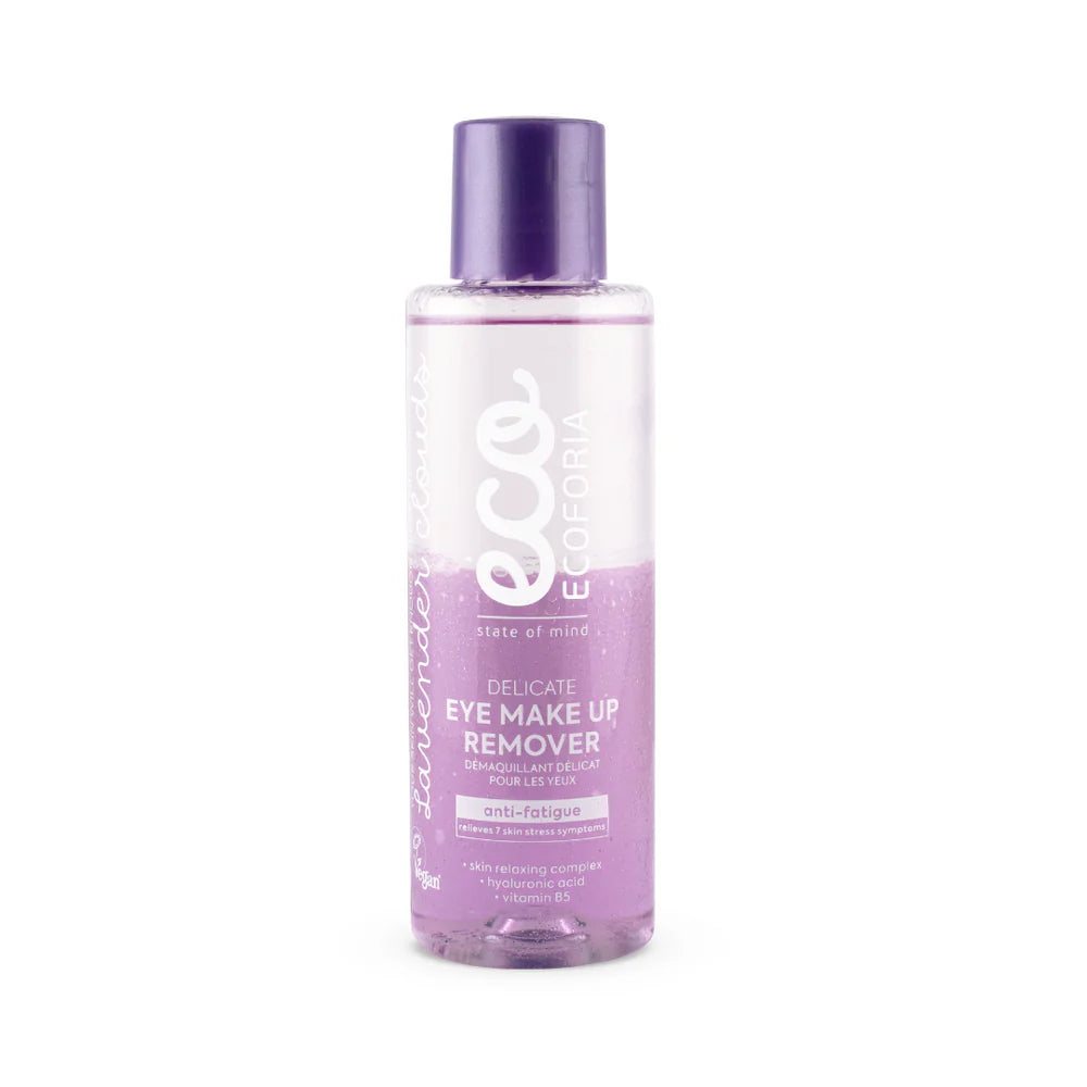 Ecoforia Delicate Eye Makeup Remover – Gentle Vegan Formula with Hyaluronic Acid & Vitamin B5 (150ml)