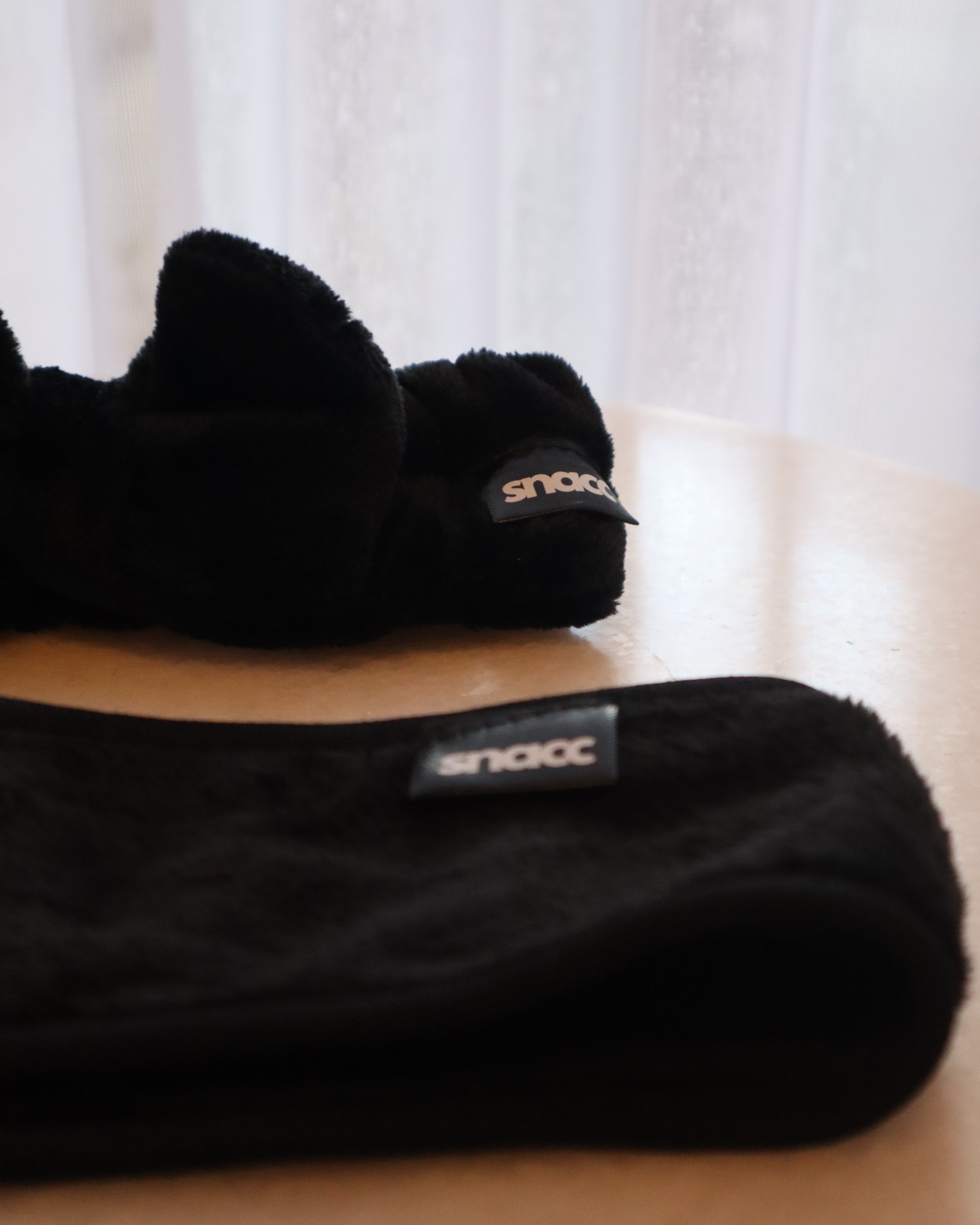 Snatched & Secured – Black Velcro Skincare Headband