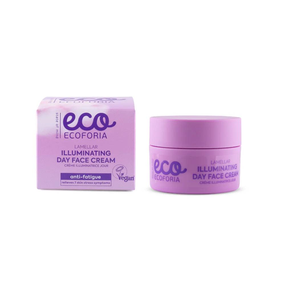 Ecoforia Illuminating Day Cream – Hydrating Lamellar Moisturiser (50ml)