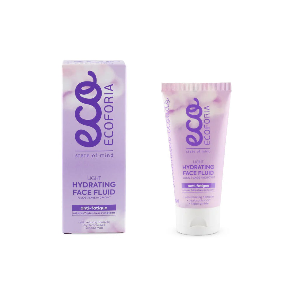 Ecoforia Hydrating Face Fluid – Lightweight Daily Moisturiser (50ml)