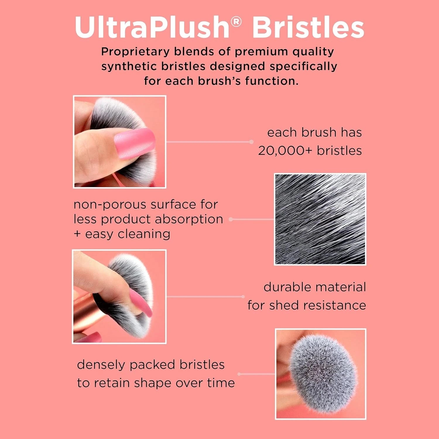 Elegant Vegan Makeup Brush Set - Perfect for All Skin Types and Everyday Glam