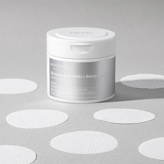 Mary&May Gluconolactone (PHA)+Betula Alba Juice Cleansing Pad (70EA)