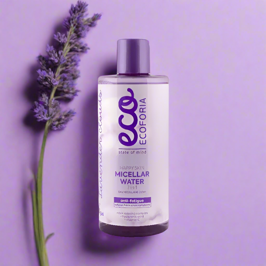 Ecoforia Happy Skin Micellar Water – Hydrating & Brightening Cleanser with Vitamin C (300ml)