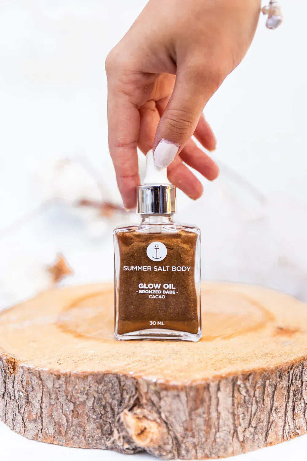 Summer Salt Body Body Oil Bronzed Babe Glow Oil 30ml – Natural Shimmer Body Oil for Radiant Skin