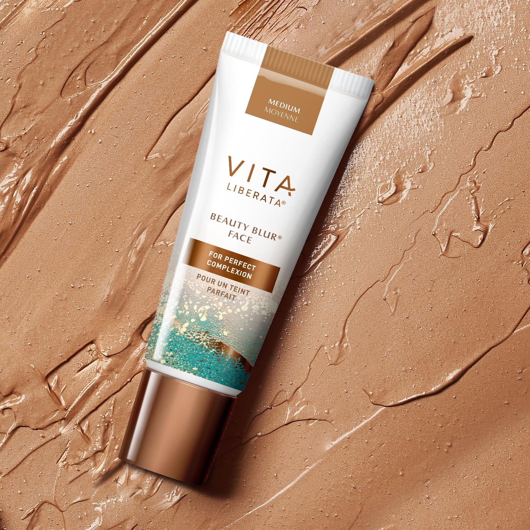 Vita Liberata Face Primer Beauty Blur Face Medium 30ml – Tinted BB Cream Primer & Radiance Moisturiser