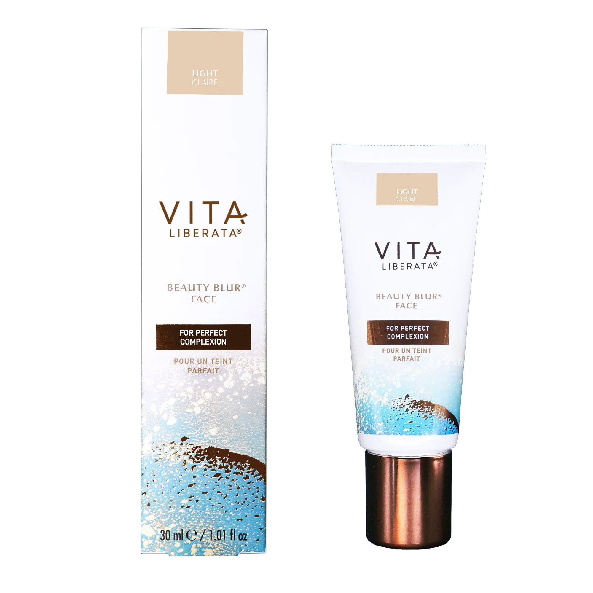 Vita Liberata Tinted Moisturiser Beauty Blur Face Light 30ml – Tinted BB Primer & Radiance Moisturiser